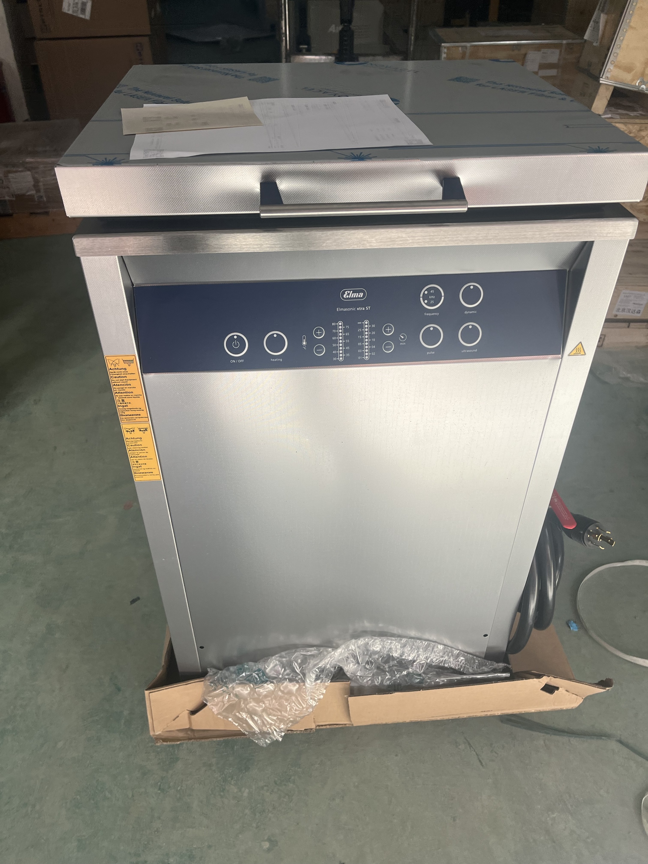 工业超声波清洗机Elma xtra ST300H用于处理严重污染