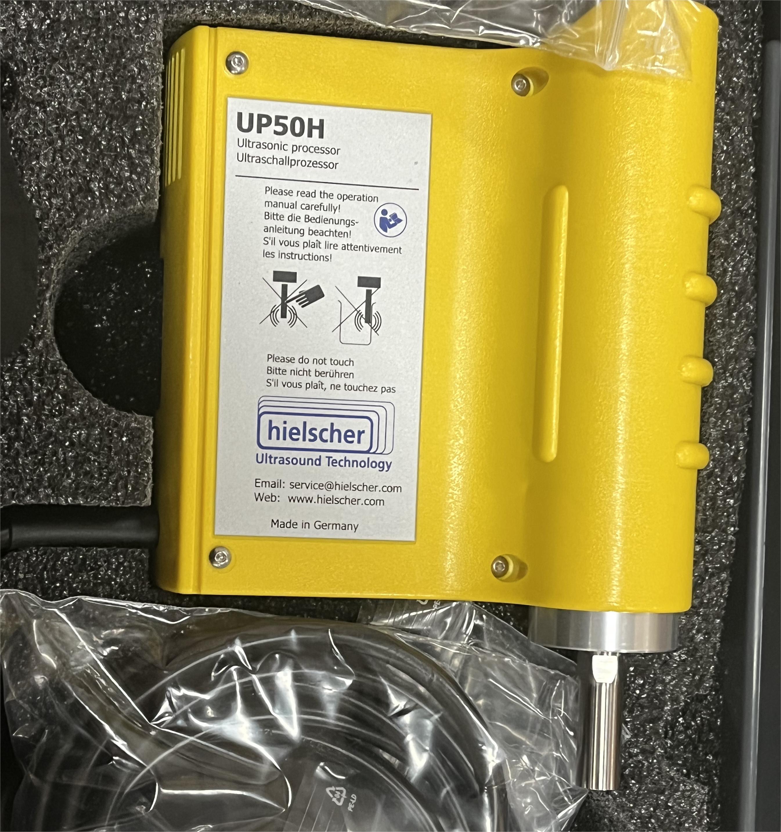 Hielscher实验室均质机UP50H用于实验匀浆分散和分解等
