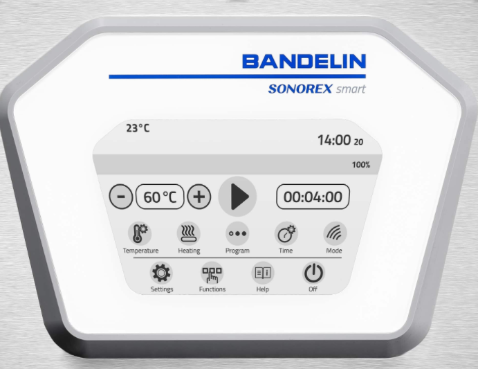 bandelin超声波清洗机ST 1050 CH用于实验室和车间