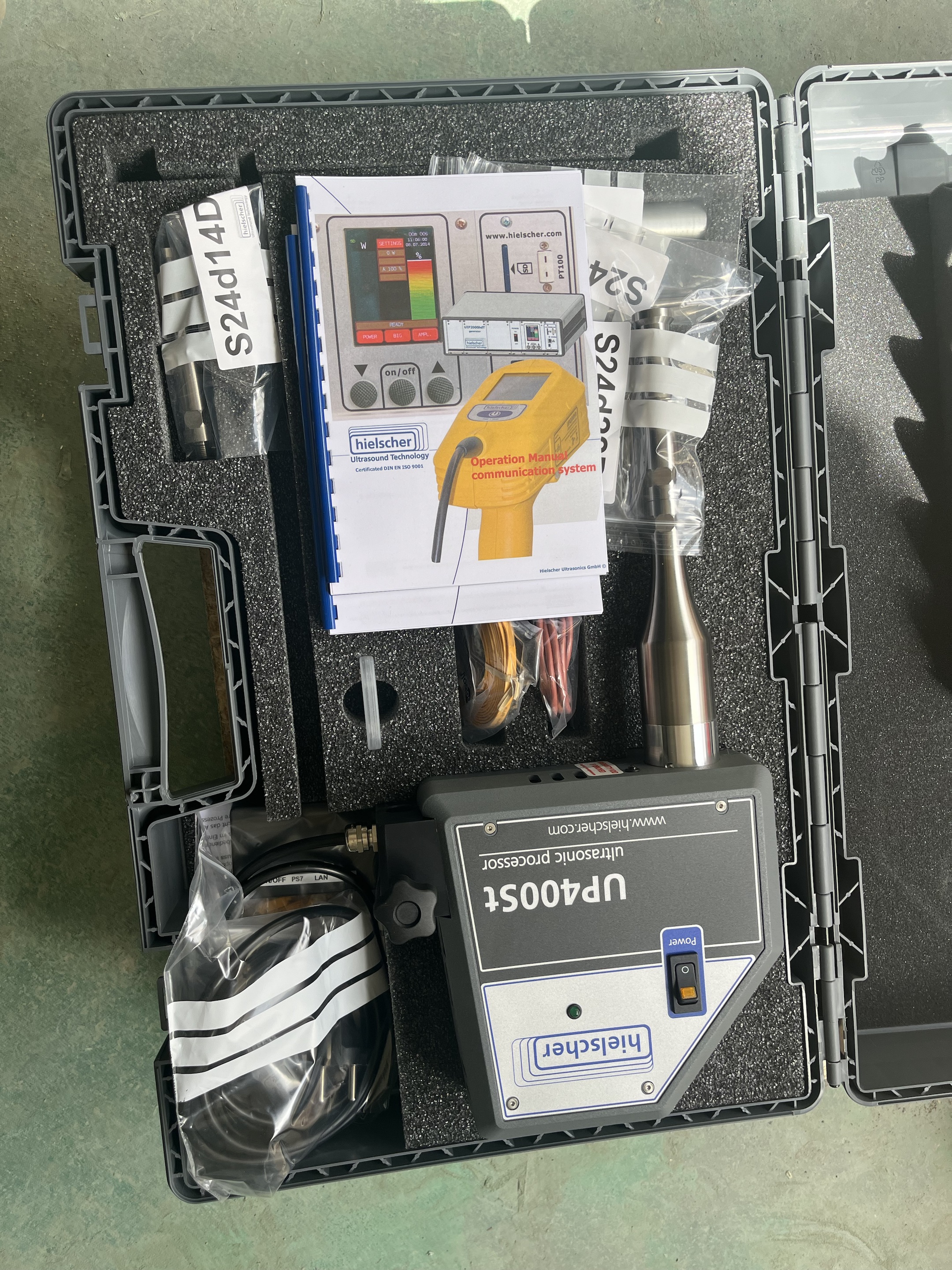 hielscher UP400St实验室通用均质机-提供报关单