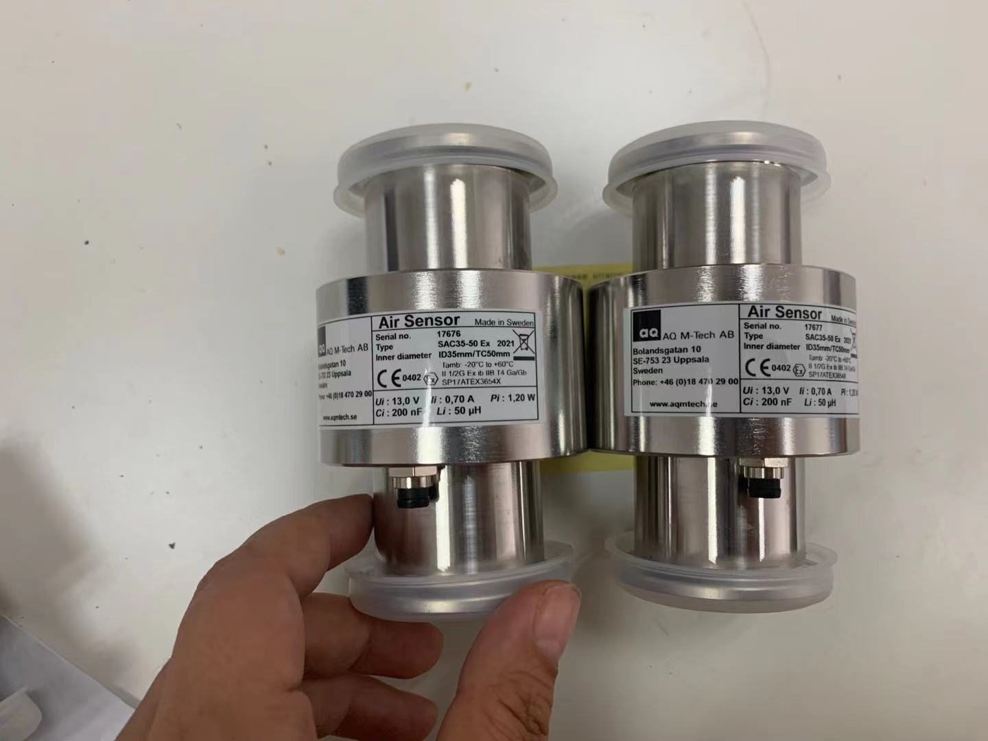 AQ空气传感器SAC60.2-77可以进行蒸汽灭菌-用于食品饮料