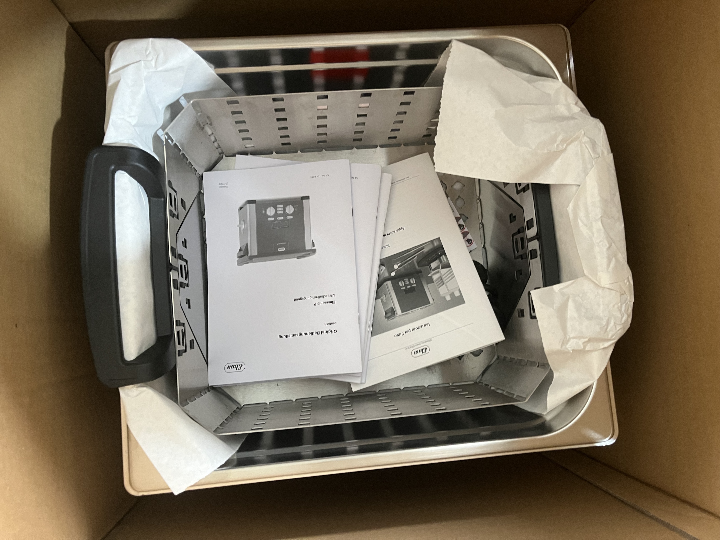 elma Select120超声波清洗机工艺流程