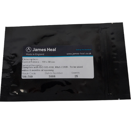 James Heal控制织物706-709用作酚醛黄变测试